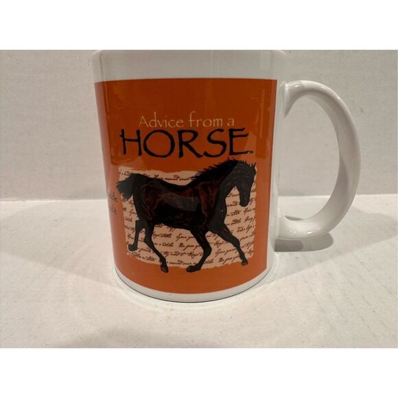 Leanin' Tree Ceramic 12oz Coffee Mug "Advice from a Horse's - Picture 3 of 11